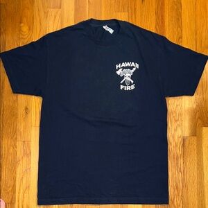 Alstyle Black Hawaii Fire Tee